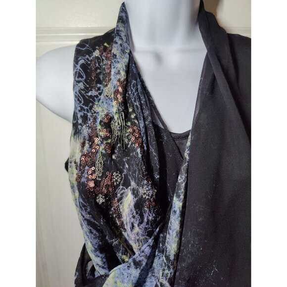Simply Vera Vera Wang Sleeveless Chiffon Blouson Sequins (SOLD) - Picture 5 of 9